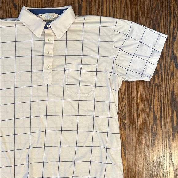 Vintage 90s Geometric Polo Shirt - Picture 4 of 8